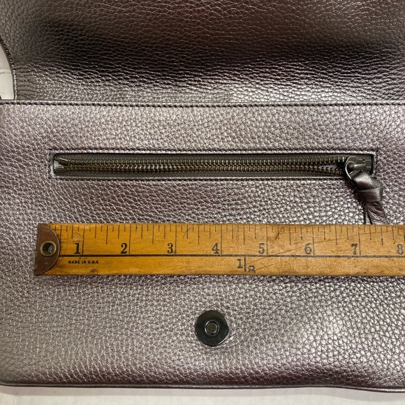 Tory Burch Silver Metallic Crossbody - Picture 11 of 12